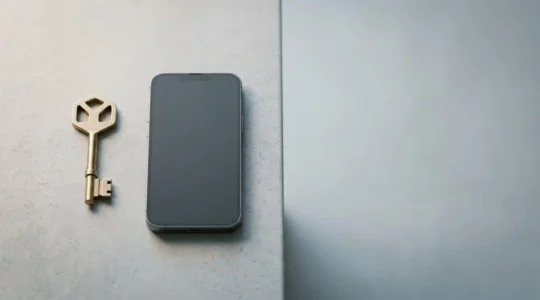 Digital security concept showing layered protection with modern authentication