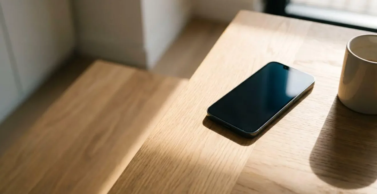 Smartphone displaying dynamic performance states with ambient thermal environmental factors